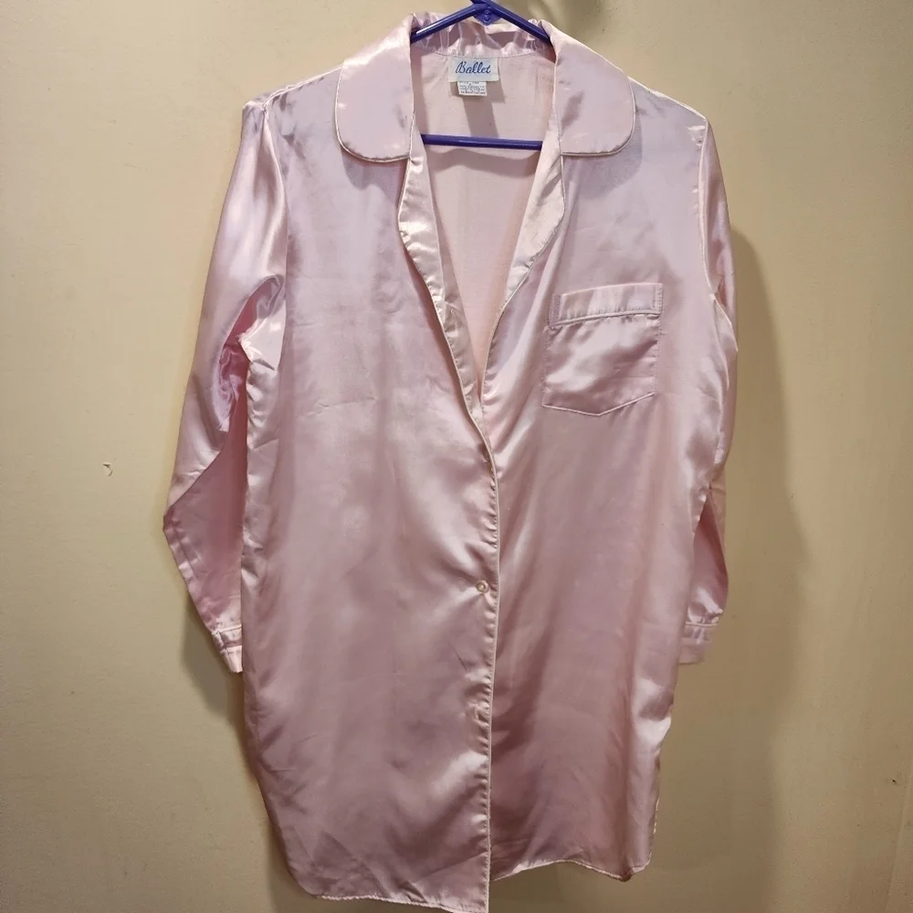 Ballet women's satin Sleep shirt Size S